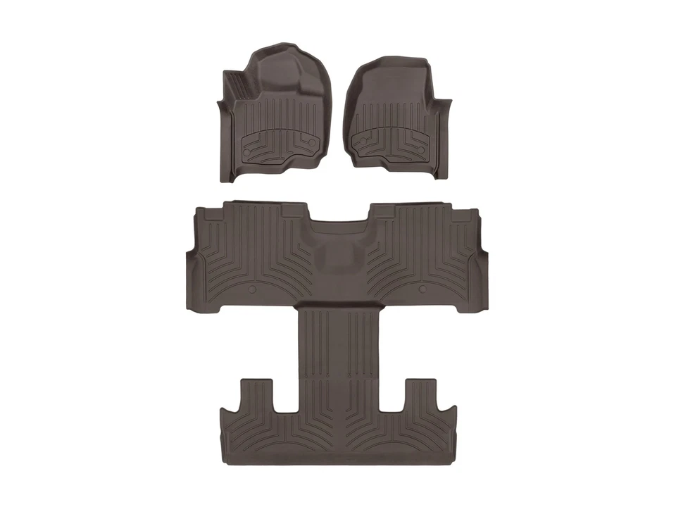 WeatherTech FloorLiner HP for 2018-2024 Ford Expedition Max - Full Set, Black - Image 1 of 1