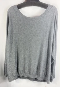 Maglione pullover INC International Concepts donna argento 1X più nuovo - Foto 1 di 3