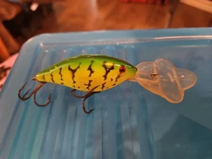 Vintage Luhr Jensen Hot Lips grün gelb orange unten  - Bild 1 von 7