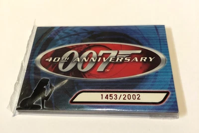 James Bond 007 40 Aniversario Vista Previa 6 Cartas Persecución Set Sellado Foto 1 de 2