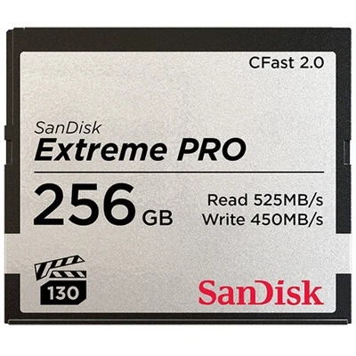 Tarjeta de memoria SanDisk Extreme PRO (CFast 2.0, 256 GB) | MPN# SDCFSP-256G-A46D Foto 1 de 2