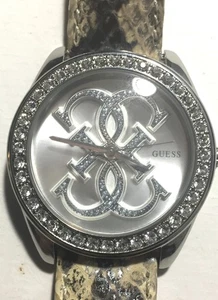 Women's watch Guess in watch capital letters G sparkle around strap skin Python - Bild 1 von 8