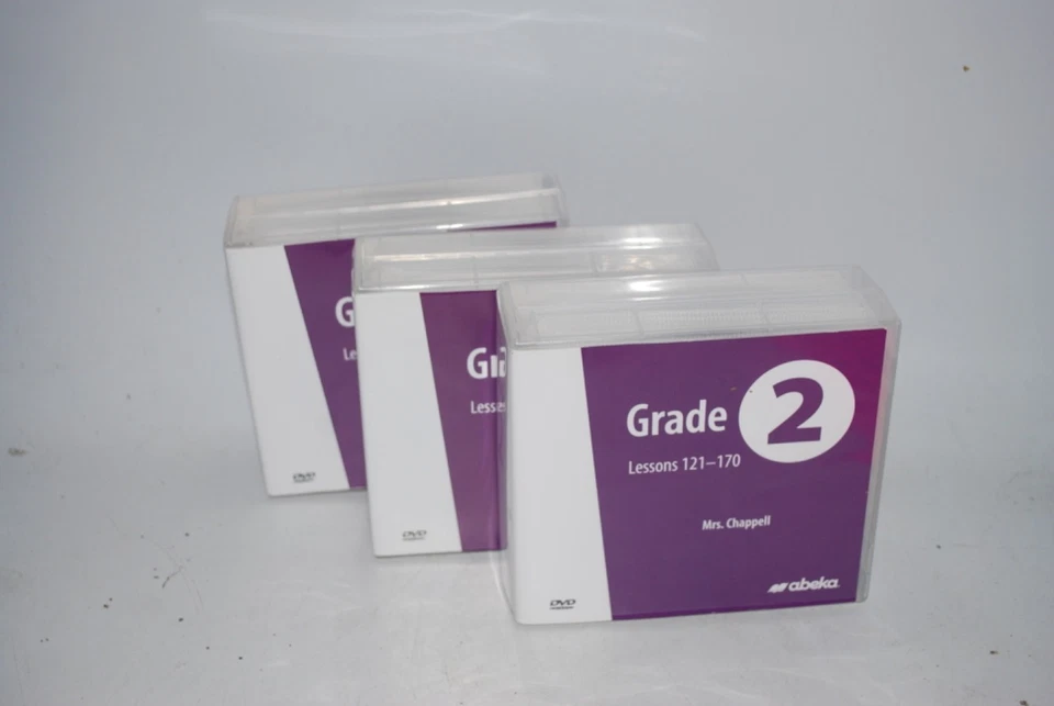 Abeka Grade 2 DVD Lessons 1-170 Teacher Mrs. Chappell - Good - Image 1 of 4