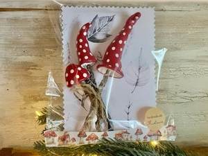 Herbstdeko Pilz  Fliegenpilze Stecker 3er Set Handmodelliert Rot-Weiß Wohndeko.. - Bild 1 von 5