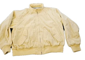 Polo By Ralph Lauren Vintage Gelb Cord Bomber Karo Gefüttert Jacke Herren Gr. XL - Bild 1 von 17