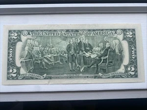 $2 Two Dollar USA Bank Note Bill - 1995 F Block - Unc! USA Rare - Picture 1 of 2