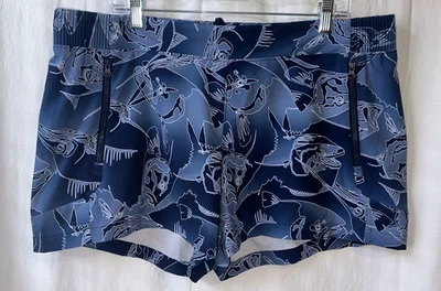 NEW Columbia PFG Pull On Fishing Shorts Blue Women's Size XL - Image 1 of 4