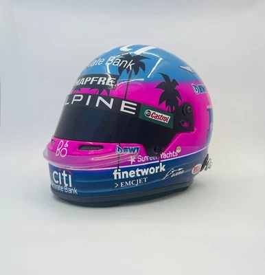 FERNANDO ALONSO 2022 MIAMI HELMET (FULL SIZE - SCALE 1/1) BRAND NEW - Image 1 of 4