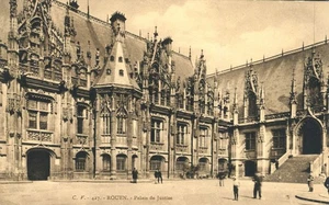 Rouen Palais de Justice People France 1916 Postcard - Picture 1 of 2