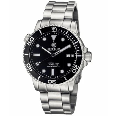 Deep Blue Master 1000 44mm Men's Watch M1000BLKTRIPLEBRACE - Image 1 of 4