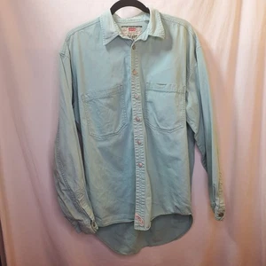 Camisa De Colección Levis Moderna Authentix Abotonada Manga Larga Verde Espuma de Mar  - Imagen 1 de 11