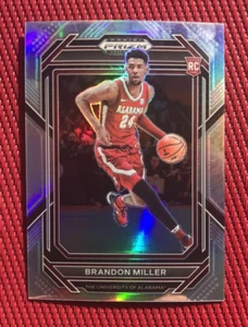 2023-24 PANINI PRIZM BASKETBALL DRAFT PICKS #63 BRANDON MILLER ROOKIE SILVER - Picture 1 of 2