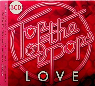TOP OF THE POPS - LOVE Best of Romantic Songs 3-CD NEW (Abba/UB40/T'Pau/Jam etc) - Image 1 of 2