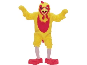 Chicken Mascot Costume Adult Bird Halloween Deluxe Party Theater Stage Rooster - Picture 1 of 1