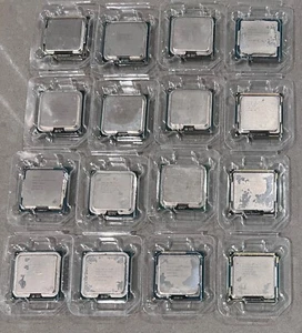 Lot of 16 Mixed Intel CPU i5 i3 L5410 E7500 A2 - Picture 1 of 6