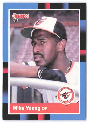 1988 Donruss #396 Mike Young - Image 1 of 2