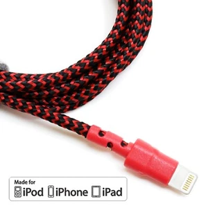 Tera Grand - Apple MFi Certified Lightning to USB-A Braided Cable, 100 pcs - Picture 1 of 6