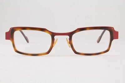 Rare Authentic Anne et Valentin Fabulous U 78 45mm Tortoise Red Glasses France - Image 1 of 4