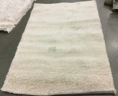 IVORY 4' X 6' Pressed Pile Rug, Reduced Price 1172654175 SG180-1212-4 - Image 1 of 4