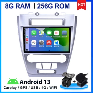 8G+256G For Ford Fusion Mustang 09-12 Car Radio Android 13 GPS NAVI CarPlay USB - Picture 1 of 14