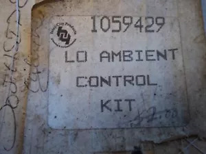 INTER CITY PRODUCTS LOW AMBIENT CONTROL PART NUMBER 1059429 - Picture 1 of 2