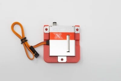 Servo 10 mm KST X10 MG Profi-Flächenservo Hochvolt 28g. *Inkl. Servorahmen* - Bild 1 von 4