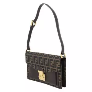 Fendi Shoulder Bag Zucca Is - Picture 1 of 10