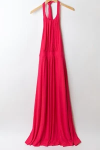 Boden Neckholder Kleid hellrosa Jersey Strick Maxikleid Damen Gr. 6 NEU - Bild 1 von 10