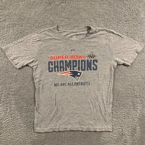 NFL New England Patriots Super Bowl 2015 Short Sleeve T Shirt Boys Youth M 10/12 - Picture 1 of 7