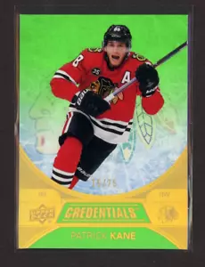 2021-22 Upper Deck Credentials Neon Green #6 Patrick Kane 15/75 - Bild 1 von 1