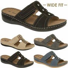 womens wide sandals sale