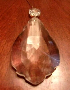 50 VINTAGE 3" LONG FRENCH CRYSTAL JEWELRY PRISM CHANDELIER LAMP PARTS - Picture 1 of 4