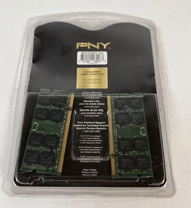 PNY Optima 1GB (2x512MB) DDR2 533 MHz PC2-4200 MD1024KD2-533 - Picture 1 of 4