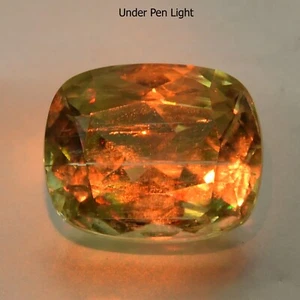 2.52Ct (9.0x7.3) 100%Natural Ultra Rare Excellent Cut Diaspore Earth Mined, - Picture 1 of 2