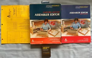 ASSEMBLER EDITOR - Atari 400/800 Computer Cartridge COMPLETE w/Box+Manual TESTED - Picture 1 of 1