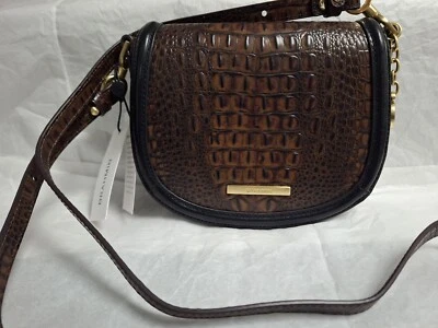 Bandolera Brahmin Colección Toscana Negro Briar Foto 1 de 4