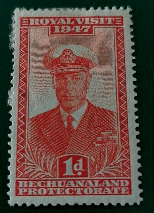 Bechuanaland Protectorate: 1947 Royal Visit,1 P. (Collectable Stamp). - Image 1 of 1