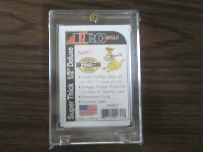 Pro-Mold # PC 17 1 Screw Memorabilia Card Holder 180 pt 1/2'' Deluxe New - Image 1 of 2