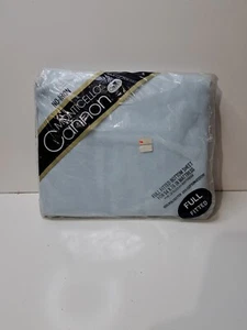 Vintage Cannon Spannbettlaken Monticello Hergestellt in den USA 54x76 Zoll kein Eisen Monticello - Bild 1 von 5