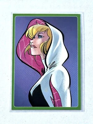 2022 PANINI MARVEL AMAZING SPIDERMAN SPIDER GWEN STACY SKETCH J CAMAGNI AUTO WOW - Image 1 of 2