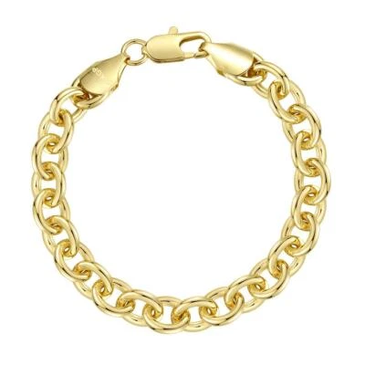 Damen Armband Ankerarmband 17, 18, 19 cm x 8 mm 750er Gold vergoldet B1794S - Bild 1 von 4