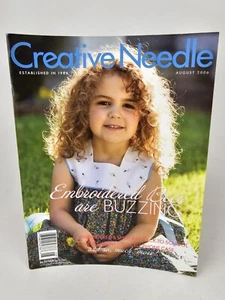 Creative Needle Smocking Embroidery Magazine August 2006 With Pattern - Picture 1 of 3