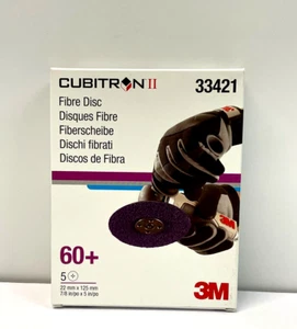 3m Cubitron II, Fibre Disc 33421, 60+, Count 5,7/8in x5in - Bild 1 von 4