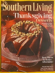 THANKSGIVING DESSERTS southern living CHRISTMAS fall Bundts & pie TURKEY UPGRADE - Picture 1 of 12