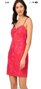 Liv Foster DRESS/RETAIL$220/SIZE 6/LENGTH 37"/NEW WITH TAG/pink Red/short Dres - Picture 1 of 1