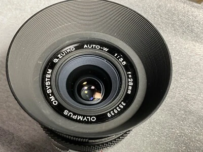 Muy buena Olympus G.Zuiko Auto-W 28 mm F3,5 con capucha lente gran angular MF JAPÓN Foto 1 de 4