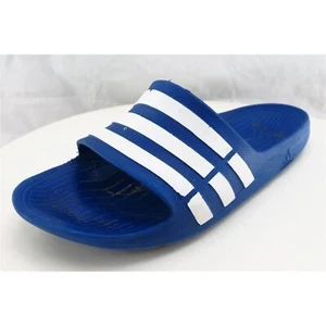 adidas Size 8 M Blue Slide Synthetic Men Shoes - Imagen 1 de 9