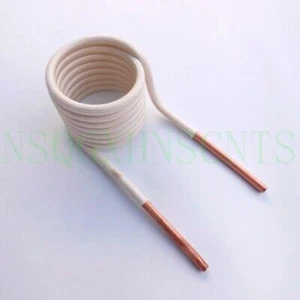 1pc Induction Heating Coil ZVS Copper Tube High Frequency Furnace 6mm - Afbeelding 1 van 7