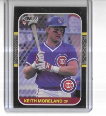 1987 Donruss #169 Keith Moreland Chicago Cubs - Image 1 of 2