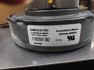 Lamb Vacuum Motor Blower Thru-Flow,1 Stage,1 Speed 116297-00 - Picture 1 of 5
